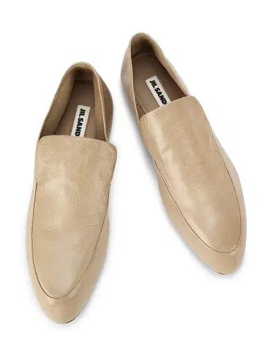 Jil Sander Women's Leather Loafers - Dark Sand | Thumbnail 4 Jil Sander Women's Leather Loafers - Dark Sand | Thumbnail 4