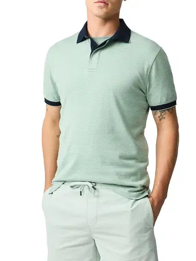 Rodd & Gunn Men's Wilson Bay Sports-Fit Polo Shirt - Thyme | Thumbnail 4 Rodd & Gunn Men's Wilson Bay Sports-Fit Polo Shirt - Thyme | Thumbnail 4