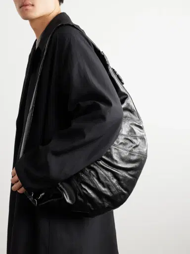 Lemaire Croissant Large Coated-Cotton Messenger Bag - Men | Thumbnail 2 Lemaire Croissant Large Coated-Cotton Messenger Bag - Men | Thumbnail 2