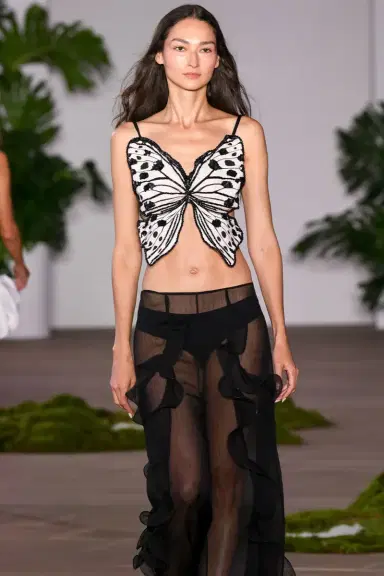 PatBo BUTTERFLY EMBROIDERED TOP (RUNWAY) | Thumbnail 3 PatBo BUTTERFLY EMBROIDERED TOP (RUNWAY) | Thumbnail 3