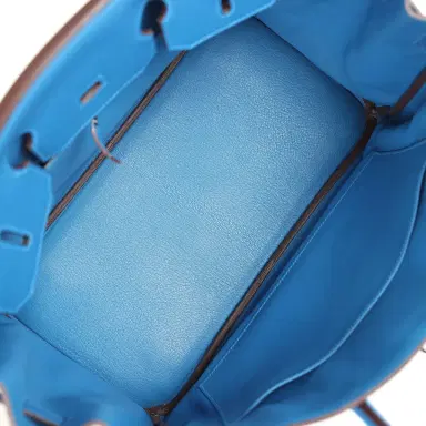 HERMÈS Pre-owned Hermes Birkin 35 Mykonos Togo Palladium Hardware | Thumbnail 8 HERMÈS Pre-owned Hermes Birkin 35 Mykonos Togo Palladium Hardware | Thumbnail 8