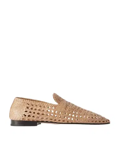 Loro Piana Leon Woven Leather Loafers | Thumbnail 1 Loro Piana Leon Woven Leather Loafers | Thumbnail 1