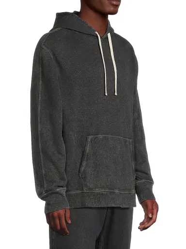 Rails Men's Lightweight Jersey Hoodie - Washed Black | Thumbnail 4 Rails Men's Lightweight Jersey Hoodie - Washed Black | Thumbnail 4