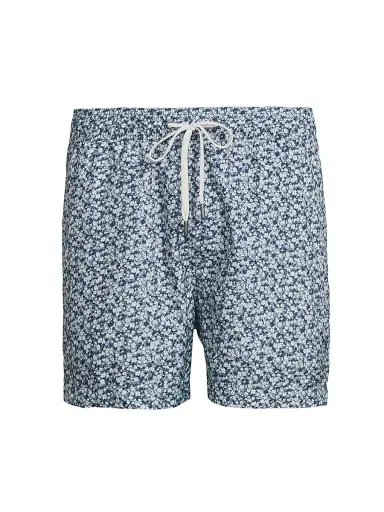 Onia Men's Charles 4''Swim Trunks - Blue Multi | Thumbnail 1 Onia Men's Charles 4''Swim Trunks - Blue Multi | Thumbnail 1