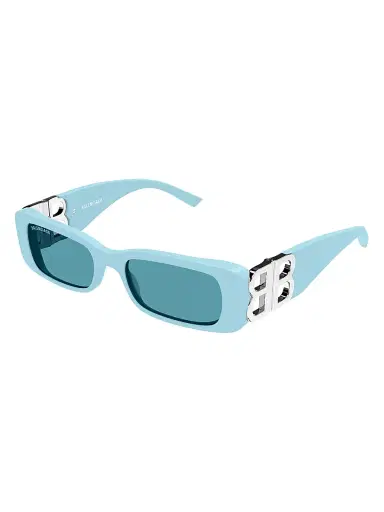 Balenciaga Women's 51MM Rectangular Sunglasses - Silver Blue | Thumbnail 1 Balenciaga Women's 51MM Rectangular Sunglasses - Silver Blue | Thumbnail 1