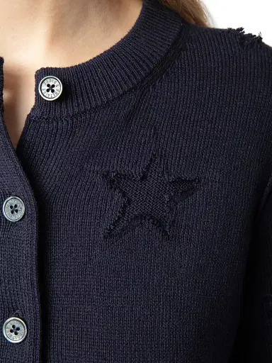 Zadig & Voltaire Women's Alpha Stars Cardigan - Encre - Size Medium | Thumbnail 6 Zadig & Voltaire Women's Alpha Stars Cardigan - Encre - Size Medium | Thumbnail 6