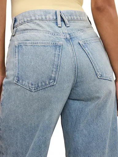 Good American Women's Good Barrel Relaxed Jeans - Indigo | Thumbnail 7 Good American Women's Good Barrel Relaxed Jeans - Indigo | Thumbnail 7