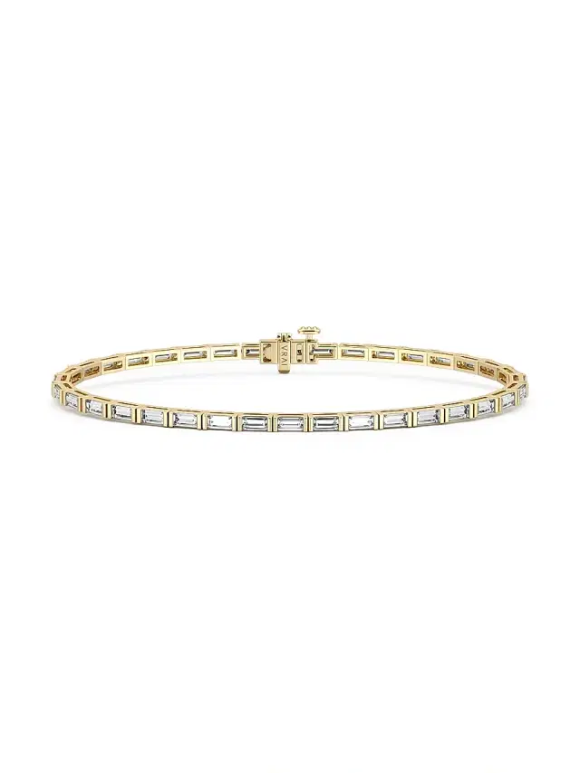 Women's 14K Yellow Gold & 3.30 TCW Lab-Grown Diamond Tennis Bracelet - Yellow Gold Women's 14K Yellow Gold & 3.30 TCW Lab-Grown Diamond Tennis Bracelet - Yellow Gold