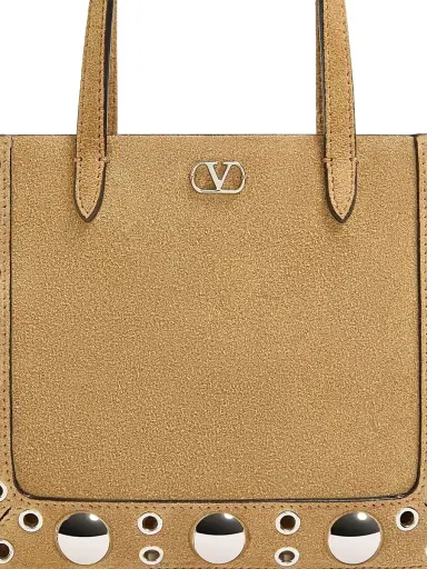 Valentino Women's Nellcôte Mini Suede Shopping Bag | Thumbnail 7 Valentino Women's Nellcôte Mini Suede Shopping Bag | Thumbnail 7