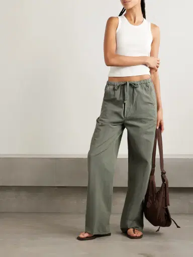 Citizens of Humanity Aurora Cotton And Linen-blend Wide-leg Pants | Thumbnail 2 Citizens of Humanity Aurora Cotton And Linen-blend Wide-leg Pants | Thumbnail 2