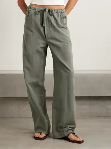 Citizens of Humanity Aurora Cotton And Linen-blend Wide-leg Pants | Thumbnail 3 Citizens of Humanity Aurora Cotton And Linen-blend Wide-leg Pants | Thumbnail 3