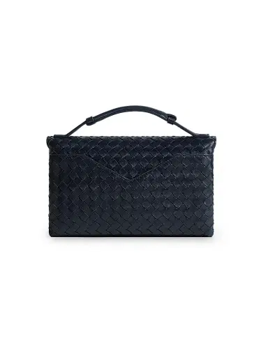 Bottega Veneta Women's Knot Lock Intrecciato Leather Top Handle Bag | Thumbnail 6 Bottega Veneta Women's Knot Lock Intrecciato Leather Top Handle Bag | Thumbnail 6
