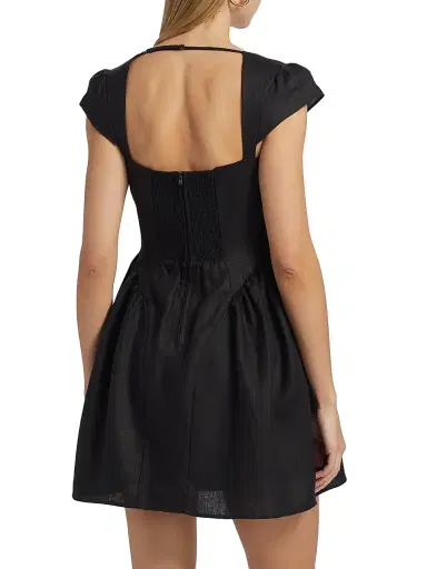 Reformation Women's Oaklyn Linen A-Line Minidress | Thumbnail 5 Reformation Women's Oaklyn Linen A-Line Minidress | Thumbnail 5