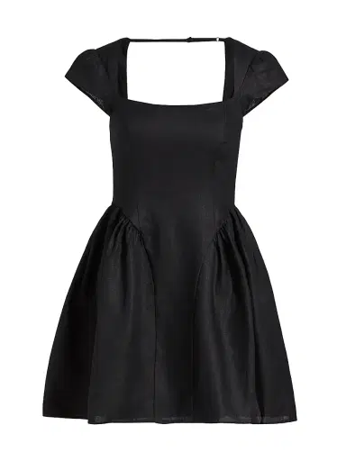Reformation Women's Oaklyn Linen A-Line Minidress | Thumbnail 1 Reformation Women's Oaklyn Linen A-Line Minidress | Thumbnail 1