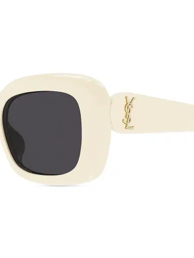 Saint Laurent Women's Color Animation 53MM Rectangular Sunglasses - Black | Thumbnail 3 Saint Laurent Women's Color Animation 53MM Rectangular Sunglasses - Black | Thumbnail 3