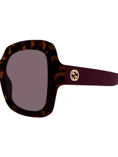 Gucci Women's Minimal 54MM Square Sunglasses - Havana Purple | Thumbnail 3 Gucci Women's Minimal 54MM Square Sunglasses - Havana Purple | Thumbnail 3
