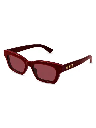 Gucci Women's Lacquered 51MM Cat-Eye Sunglasses - Red Gold Red | Thumbnail 1 Gucci Women's Lacquered 51MM Cat-Eye Sunglasses - Red Gold Red | Thumbnail 1