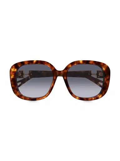 Chloé Women's Marcie 56MM Square Sunglasses - Havana Grey | Thumbnail 3 Chloé Women's Marcie 56MM Square Sunglasses - Havana Grey | Thumbnail 3