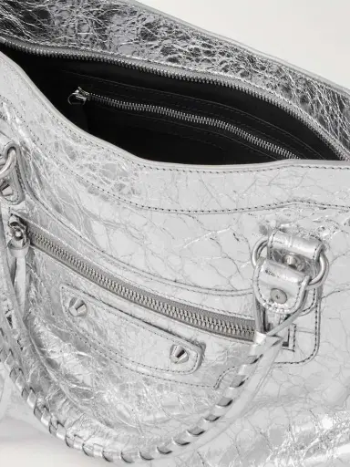 Balenciaga Le City Medium Metallic Textured-leather Tote | Thumbnail 5 Balenciaga Le City Medium Metallic Textured-leather Tote | Thumbnail 5