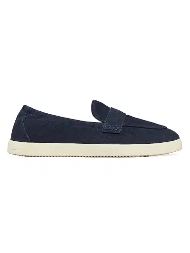 Tory Burch Women's Ballet Sport Suede Loafers - Navy | Thumbnail 1 Tory Burch Women's Ballet Sport Suede Loafers - Navy | Thumbnail 1