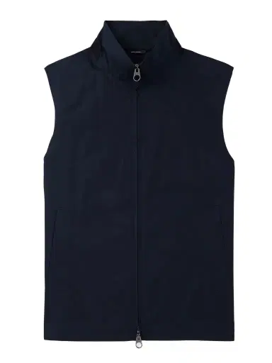 Loro Piana Landon Suede-Trimmed Cotton-Satin Gilet - Men | Thumbnail 1 Loro Piana Landon Suede-Trimmed Cotton-Satin Gilet - Men | Thumbnail 1