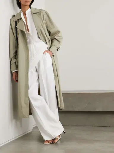 TOTEME Belted Organic Cotton-blend Trench Coat | Thumbnail 2 TOTEME Belted Organic Cotton-blend Trench Coat | Thumbnail 2