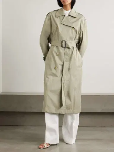 TOTEME Belted Organic Cotton-blend Trench Coat | Thumbnail 3 TOTEME Belted Organic Cotton-blend Trench Coat | Thumbnail 3