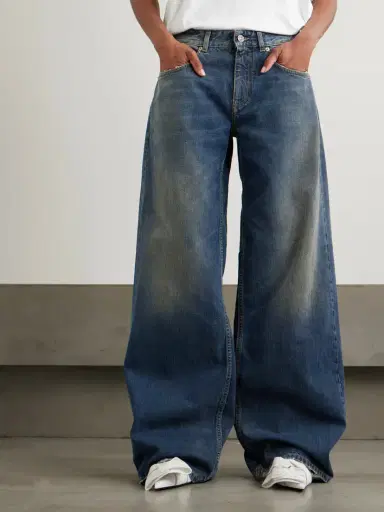 Balenciaga Mid-rise Wide-leg Jeans | Thumbnail 3 Balenciaga Mid-rise Wide-leg Jeans | Thumbnail 3
