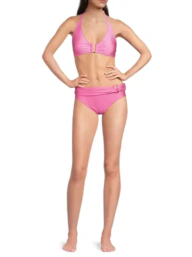Lilly Pulitzer Women's Kashin Bikini Bottom - Rousseau Pink - Size 12 | Thumbnail 2 Lilly Pulitzer Women's Kashin Bikini Bottom - Rousseau Pink - Size 12 | Thumbnail 2