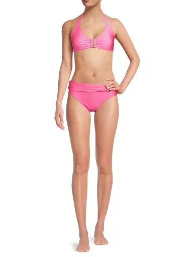 Lilly Pulitzer Women's Louie Bikini Top - Rousseau Pink - Size 12 | Thumbnail 2 Lilly Pulitzer Women's Louie Bikini Top - Rousseau Pink - Size 12 | Thumbnail 2