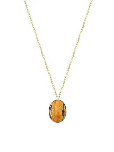 Jia Jia Women's Treasure 14K Yellow Gold & Bumblebee Jasper Pendant Necklace - Yellow | Thumbnail 2 Jia Jia Women's Treasure 14K Yellow Gold & Bumblebee Jasper Pendant Necklace - Yellow | Thumbnail 2