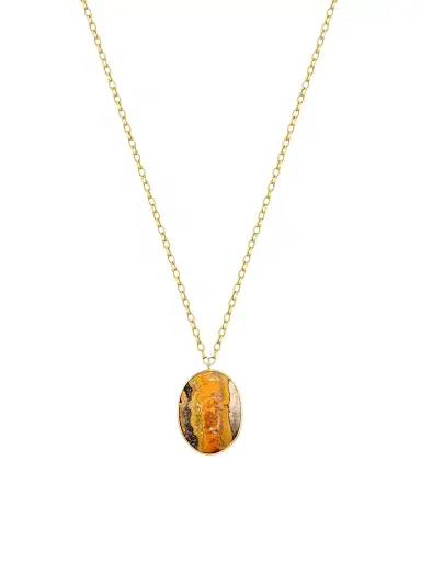Jia Jia Women's Treasure 14K Yellow Gold & Bumblebee Jasper Pendant Necklace - Yellow | Thumbnail 3 Jia Jia Women's Treasure 14K Yellow Gold & Bumblebee Jasper Pendant Necklace - Yellow | Thumbnail 3