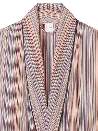 Paul Smith Men's Striped Dressing Gown | Thumbnail 2 Paul Smith Men's Striped Dressing Gown | Thumbnail 2