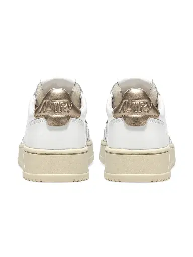 Autry Women's Medalist Low-Top Leather Sneakers - White Gold | Thumbnail 3 Autry Women's Medalist Low-Top Leather Sneakers - White Gold | Thumbnail 3