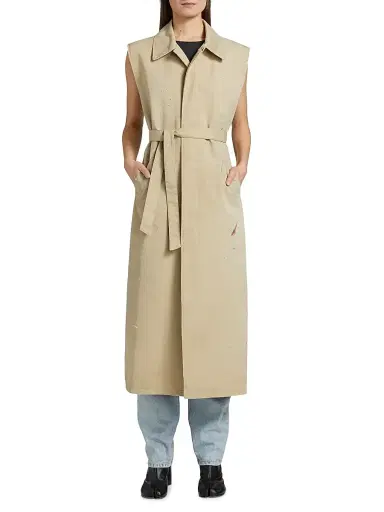 MM6 MAISON MARGIELA Women's Trench Belted Vest | Thumbnail 3 MM6 MAISON MARGIELA Women's Trench Belted Vest | Thumbnail 3
