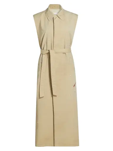 MM6 MAISON MARGIELA Women's Trench Belted Vest | Thumbnail 1 MM6 MAISON MARGIELA Women's Trench Belted Vest | Thumbnail 1