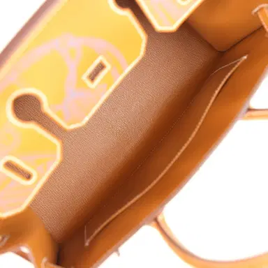 HERMÈS Hermes Birkin Sellier 30 "Zouaves Et Dragons" Naturel Sable Butler Palladium Hardware | Thumbnail 7 HERMÈS Hermes Birkin Sellier 30 "Zouaves Et Dragons" Naturel Sable Butler Palladium Hardware | Thumbnail 7