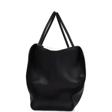 The Row The Row Marlo Tote Bag Black Saddle Leather Silver Hardware | Thumbnail 3 The Row The Row Marlo Tote Bag Black Saddle Leather Silver Hardware | Thumbnail 3