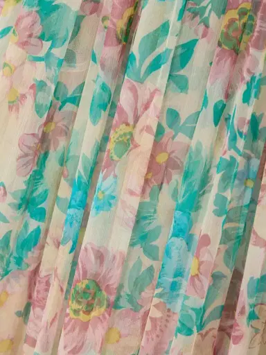 Chloé Pleated Tiered Floral-print Silk-chiffon Maxi Skirt | Thumbnail 4 Chloé Pleated Tiered Floral-print Silk-chiffon Maxi Skirt | Thumbnail 4