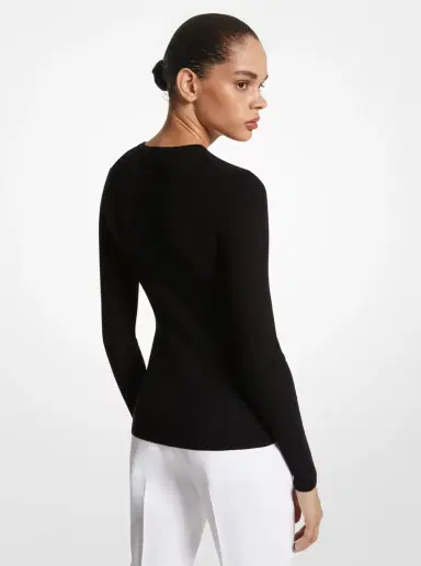 Michael Kors Collection Super Cashmere Long-Sleeve Shirt | Thumbnail 12 Michael Kors Collection Super Cashmere Long-Sleeve Shirt | Thumbnail 12