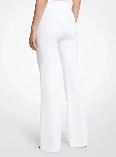 Michael Kors Collection Brooke Double Crepe Sablé Flared Pants | Thumbnail 5 Michael Kors Collection Brooke Double Crepe Sablé Flared Pants | Thumbnail 5
