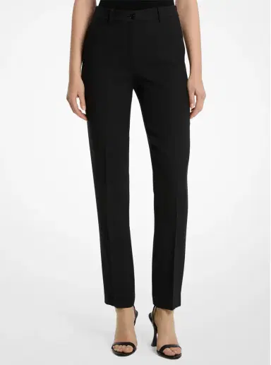 Michael Kors Collection Samantha Double Crepe Sablé Pants | Thumbnail 11 Michael Kors Collection Samantha Double Crepe Sablé Pants | Thumbnail 11