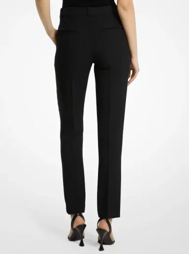 Michael Kors Collection Samantha Double Crepe Sablé Pants | Thumbnail 12 Michael Kors Collection Samantha Double Crepe Sablé Pants | Thumbnail 12