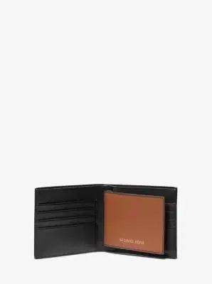 Michael Kors Collection Varick Saffiano Leather Billfold Wallet With Passcase | Thumbnail 3 Michael Kors Collection Varick Saffiano Leather Billfold Wallet With Passcase | Thumbnail 3