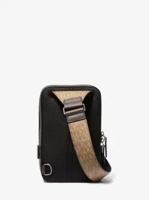 Michael Kors Collection Hudson Signature Logo Sling Pack | Thumbnail 4 Michael Kors Collection Hudson Signature Logo Sling Pack | Thumbnail 4