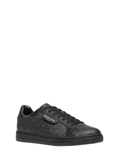 Michael Kors Keating Logo and Leather Sneaker | Thumbnail 1 Michael Kors Keating Logo and Leather Sneaker | Thumbnail 1