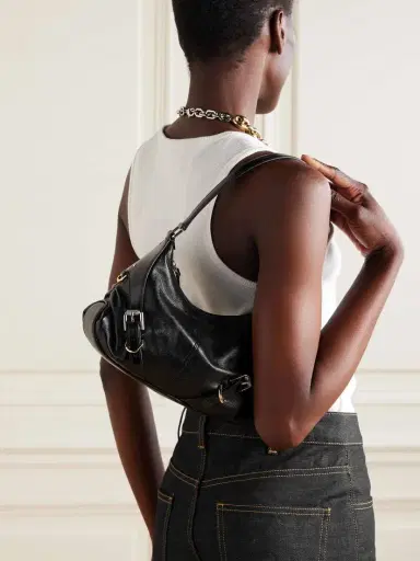 Givenchy Voyou Small Textured-leather Shoulder Bag | Thumbnail 2 Givenchy Voyou Small Textured-leather Shoulder Bag | Thumbnail 2
