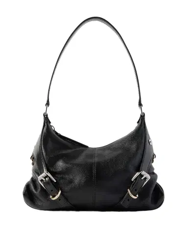 Givenchy Voyou Small Textured-leather Shoulder Bag | Thumbnail 1 Givenchy Voyou Small Textured-leather Shoulder Bag | Thumbnail 1