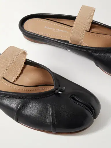 Maison Margiela Tabi Frayed Split-toe Leather Ballet Flats | Thumbnail 4 Maison Margiela Tabi Frayed Split-toe Leather Ballet Flats | Thumbnail 4