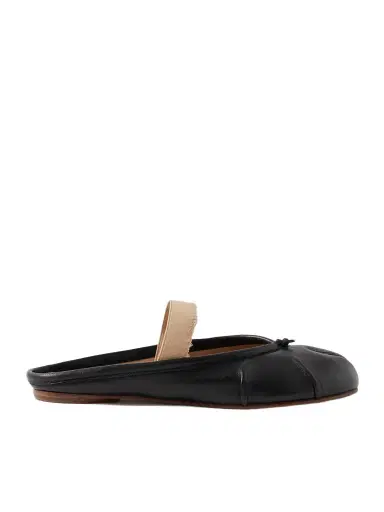 Maison Margiela Tabi Frayed Split-toe Leather Ballet Flats | Thumbnail 1 Maison Margiela Tabi Frayed Split-toe Leather Ballet Flats | Thumbnail 1